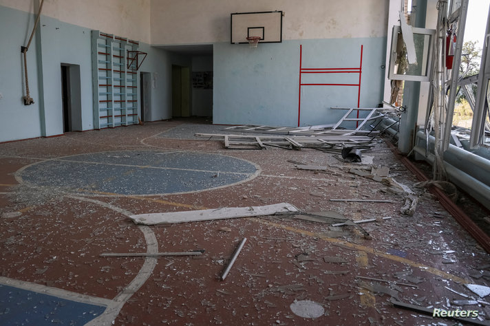 School destroyed in Russian military strike in Hulyaipole