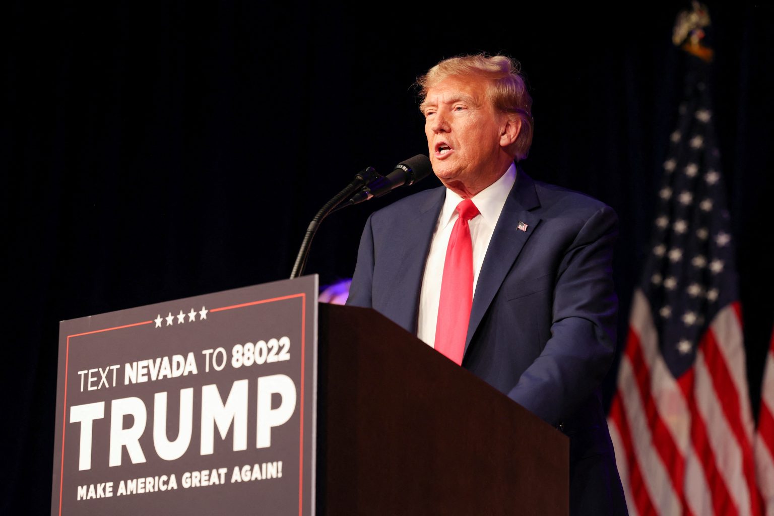 ترامب يفوز في المؤتمرات الحزبية الرئاسية للحزب الجمهوري بولاية نيفادا