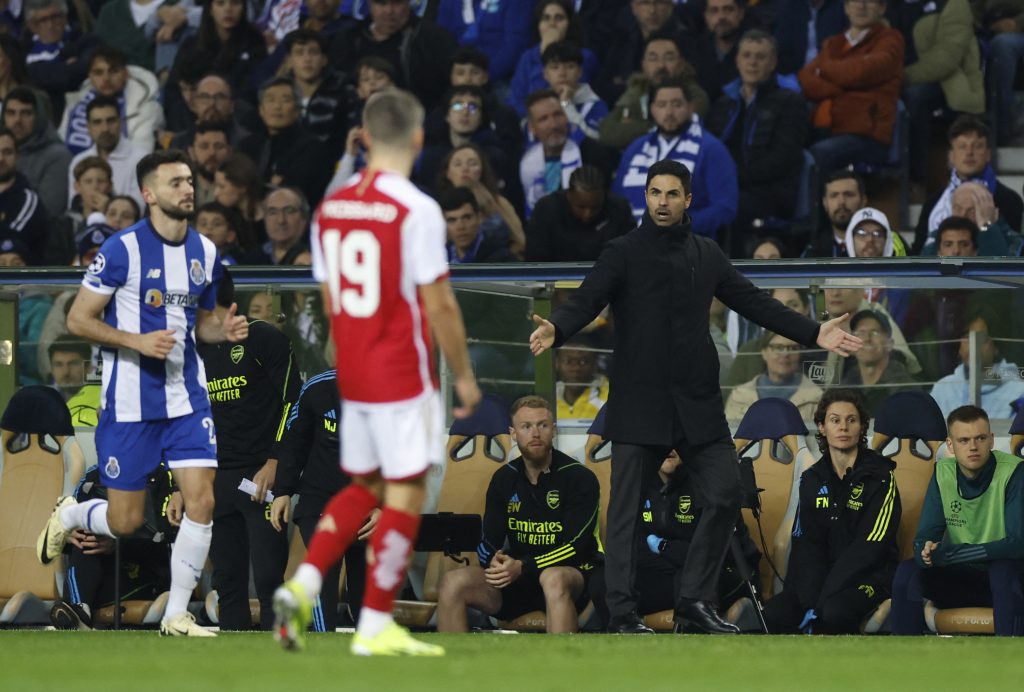 بعد الهدف المتأخر أمام بورتو.. أرتيتا يتحدث عن “افتقار الخبرة”