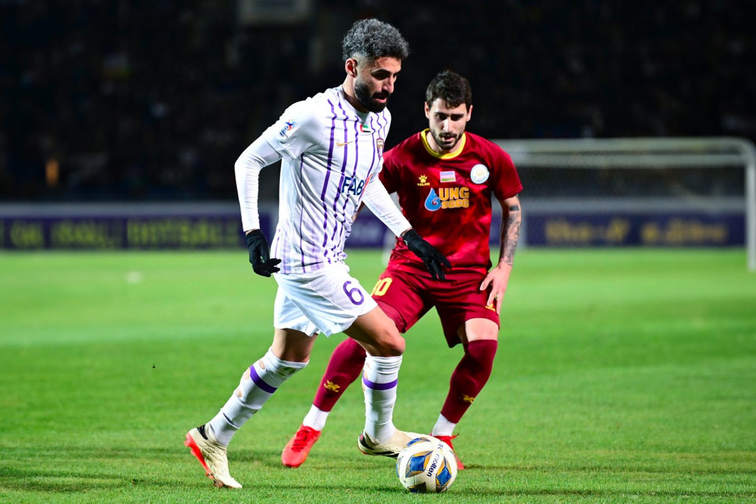 تعادل ثمين للعين الإماراتي مع ناساف الأوزبكي في ذهاب ثمن نهائي دوري أبطال آسيا