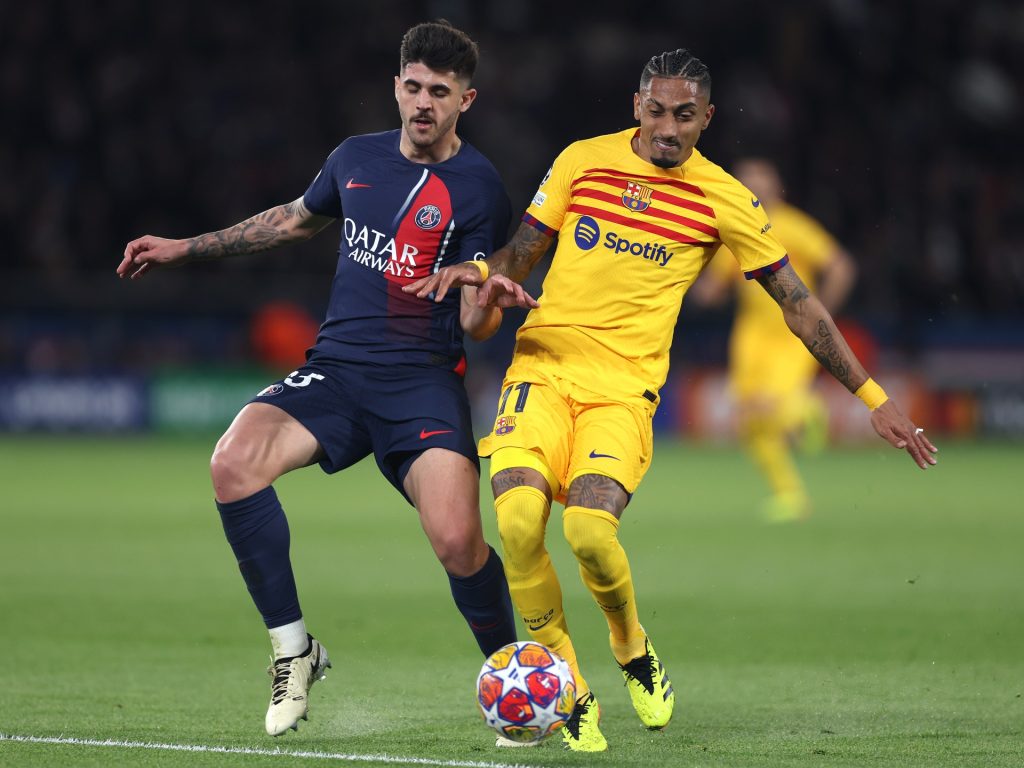 موعد مباراتي برشلونة ضد سان جيرمان ودورتموند ضد أتلتيكو مدريد والقنوات الناقلة