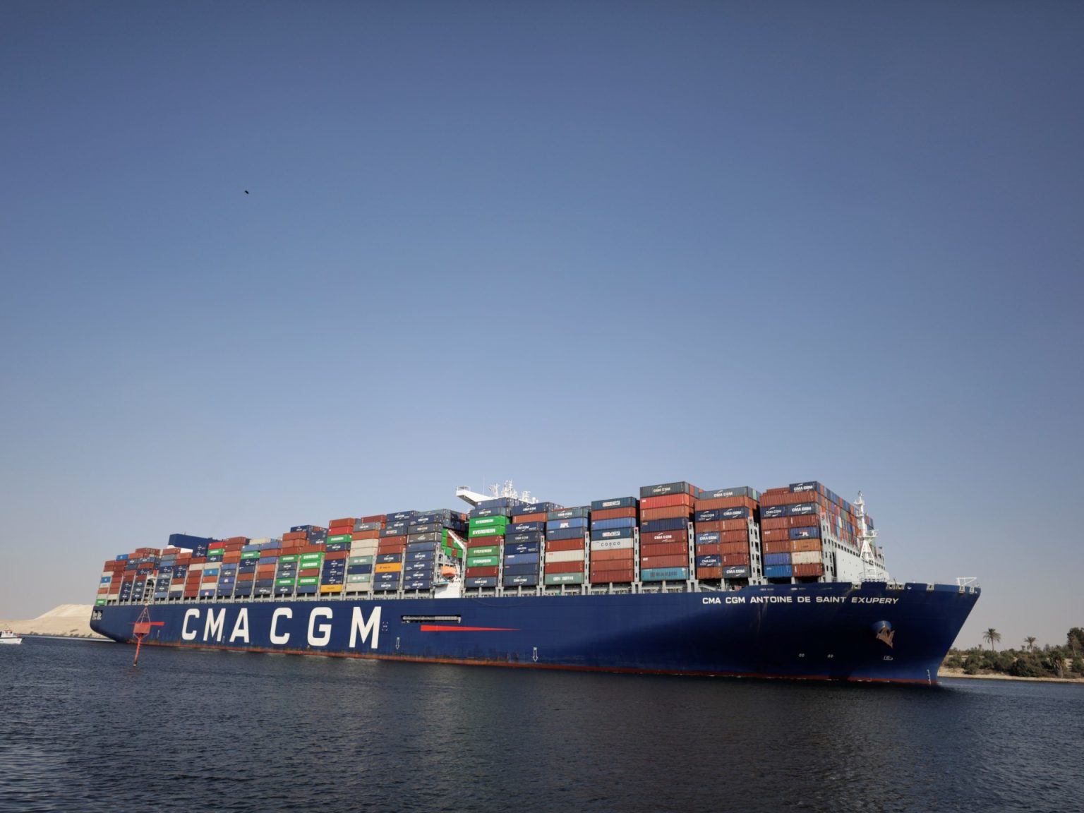 تراجع المرور في قناة السويس 85% بسبب أزمة البحر الأحمر