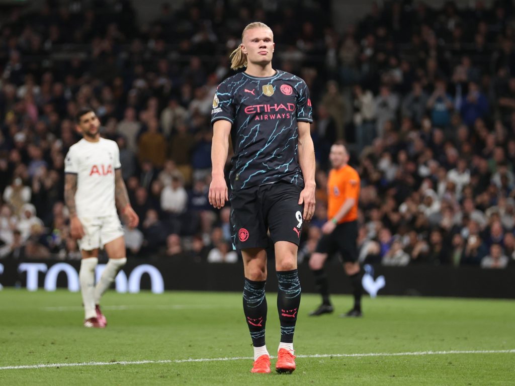 شاهد.. هالاند يقود مانشستر سيتي للفوز على توتنهام وانتزاع صدارة البريميرليغ