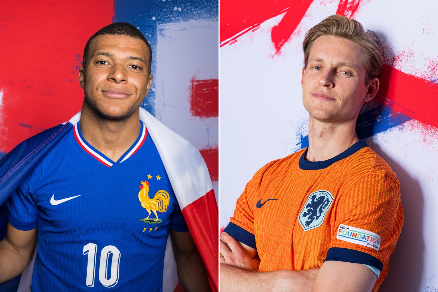 موعد مباراة فرنسا ضد هولندا في يورو 2024 والقنوات الناقلة