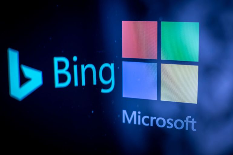 Bing search