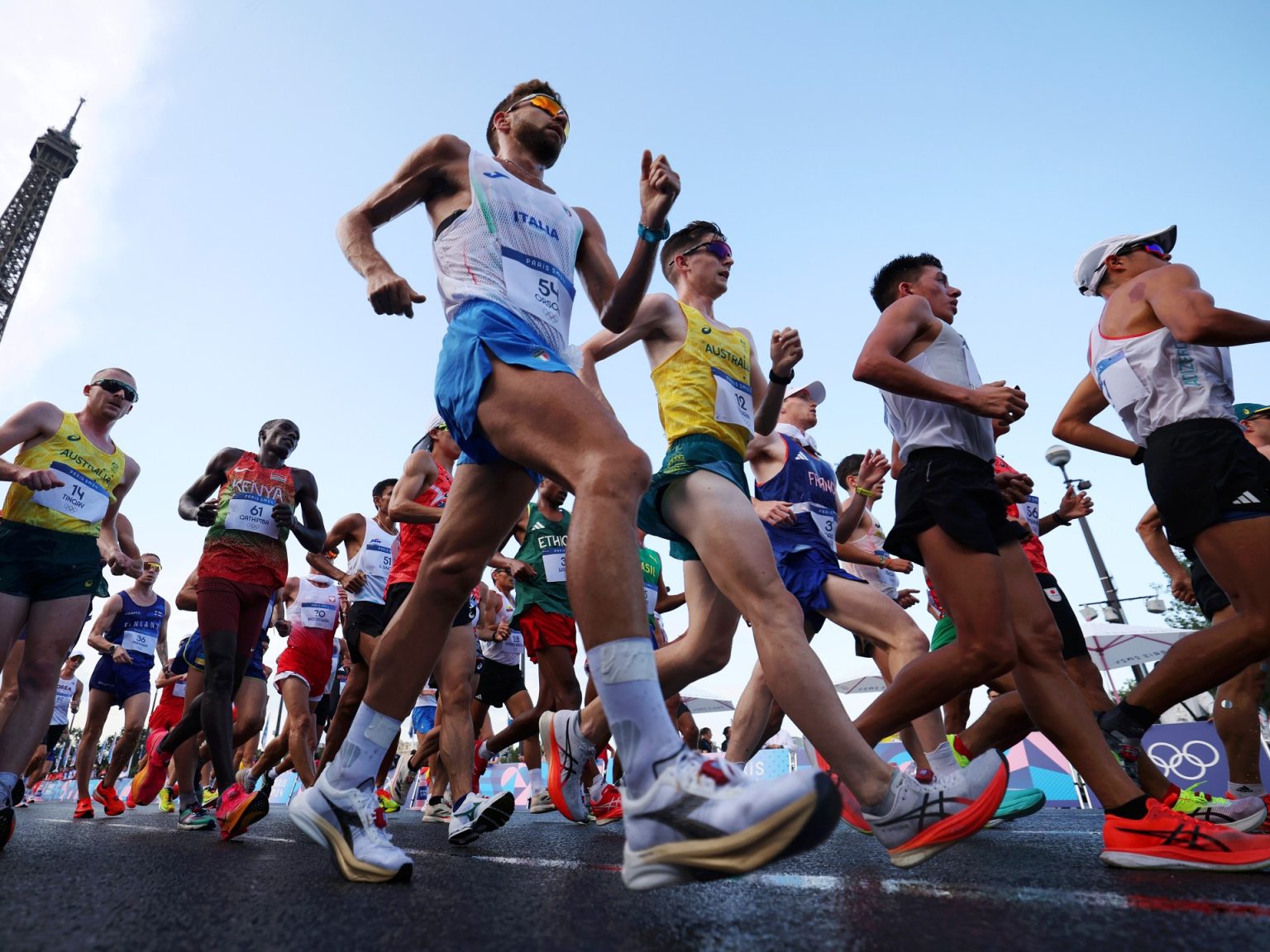 حالات غش موثقة في سباق المشي بأولمبياد باريس