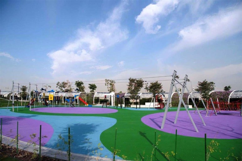 ممرات للمشاه في حديقة الغرافة (الصحافة القطرية)