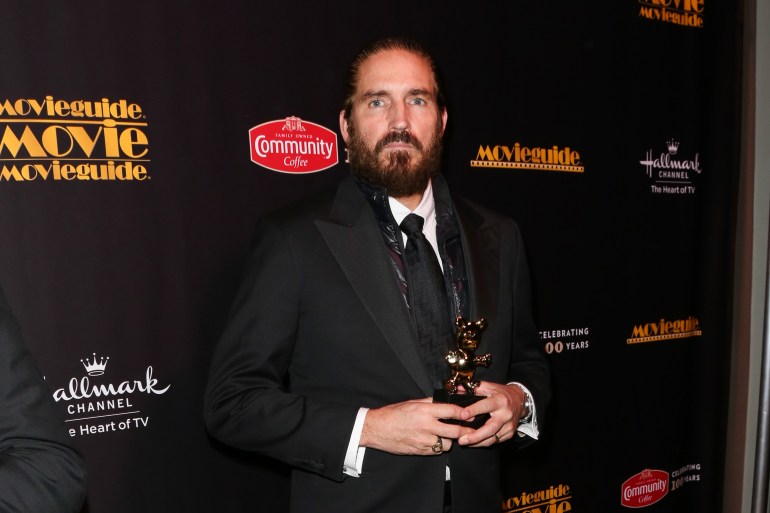 UNIVERSAL CITY, CALIFORNIA - FEBRUARY 08: Actor Jim Caviezel visits the Press Room for the 27th Annual Movieguide Awards Gala at Universal Hilton Hotel on February 08, 2019 in Universal City, California. (Photo by Paul Archuleta/Getty Images)