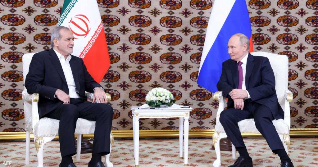 بوتين وبزشكيان يؤكدان دعم الأسد وأهمية “أستانا”