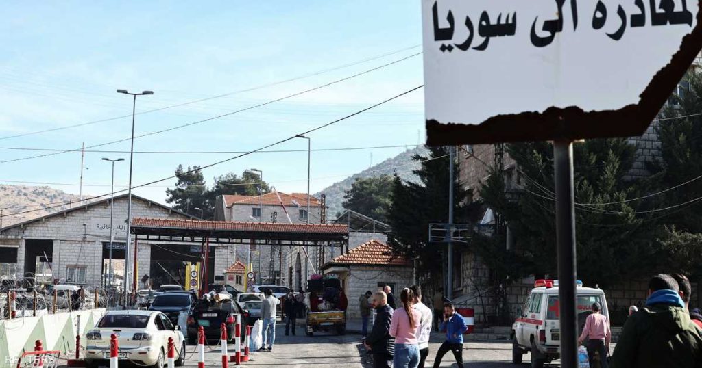 سوريا تفرض قيودا على دخول اللبنانيين إلى أراضيها