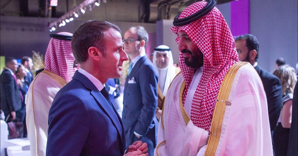 ماكرون وبن سلمان يناقشان الأوضاع الإقليمية والدولية