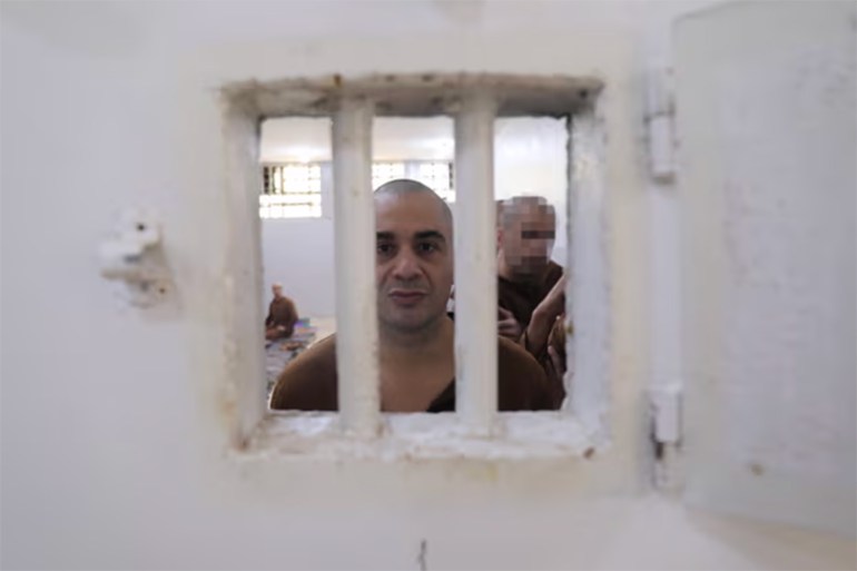 Mustafa Hajj-Obeid in Panorama prison. Photograph: William Christou/The Guardian