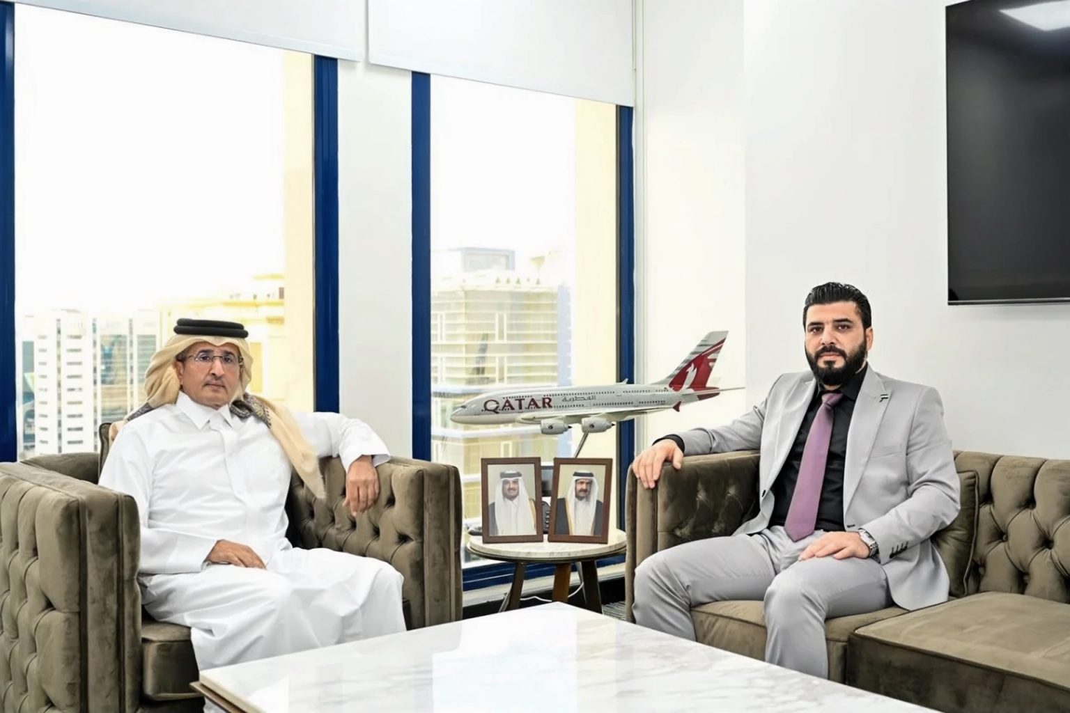 قطر وسوريا توقعان مذكرة تفاهم بمجال الطيران المدني