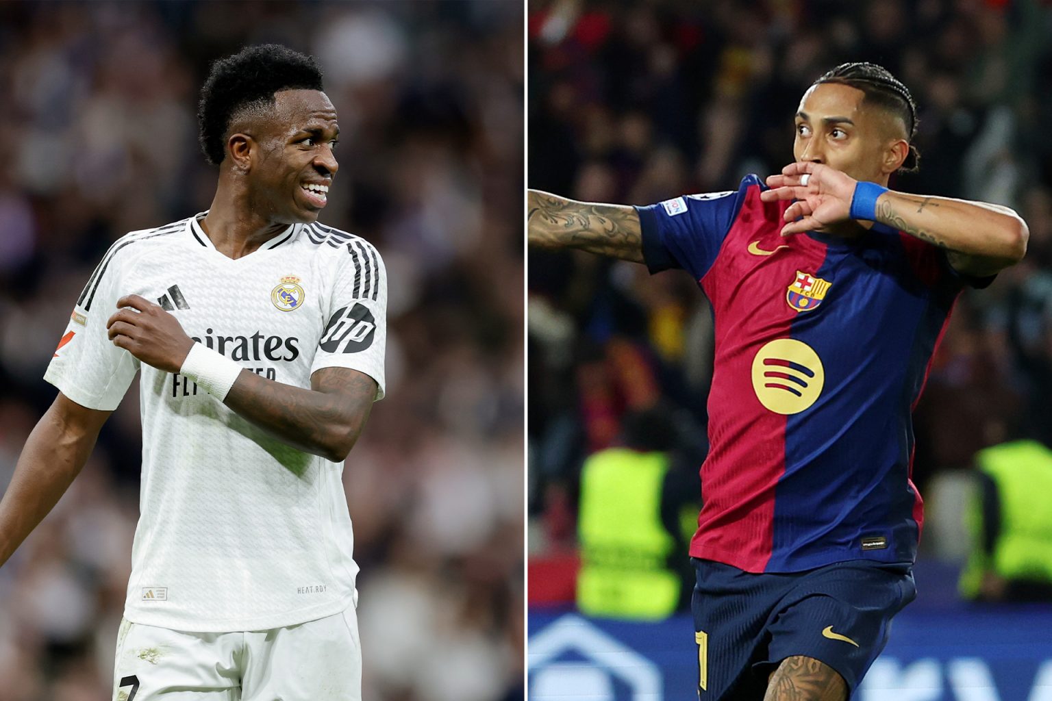 رافينيا يتجاوز أرقام فينيسيوس مع ريال مدريد في الموسم الماضي