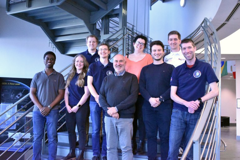 The joint NASA, Italian Space Agency, Qascom, and PoliTO LuGRE team at NASA’s Goddard Space Flight Center. NASA