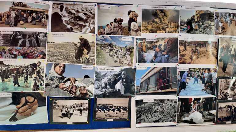 صور أرشيفية لفلسطين والتي توثق معاناة شعبها مع الاحتلال الإسرائيلي (الجزيرة)