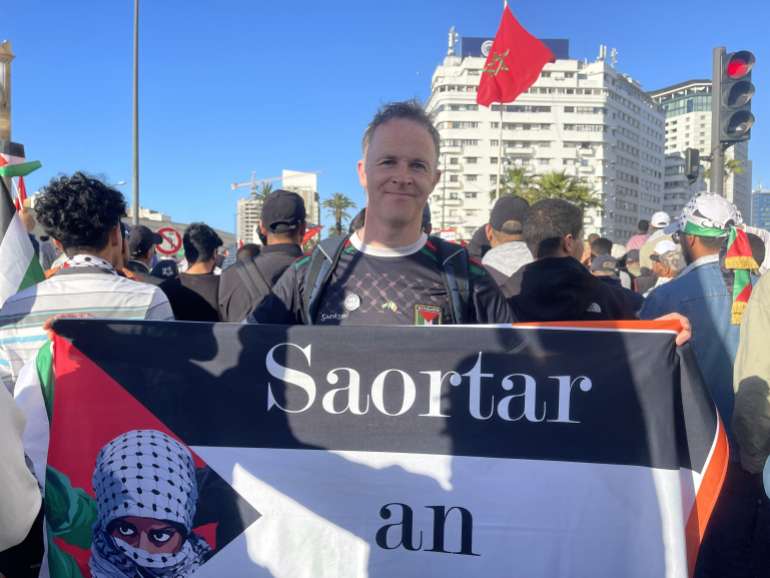سائح أيرلندي: لدينا نفس المشكلة في أيرلندا مع شركة ميرسك/ مصدر الصورة: الجزيرة