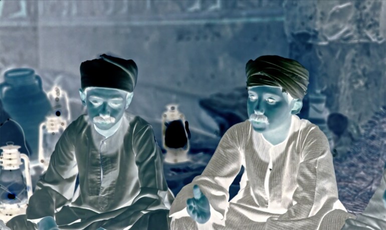 1.Image from Wael Shawky’s Al Araba Al Madfuna Part III, 2016. Collection of Mathaf: Arab Museum of Modern Art, Qatar