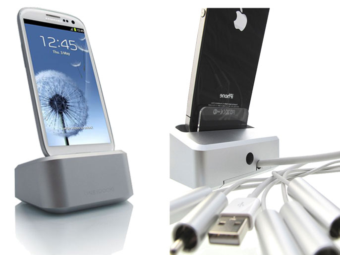 قاعدة إرساء واحدة لهواتف أبل وسامسونغ