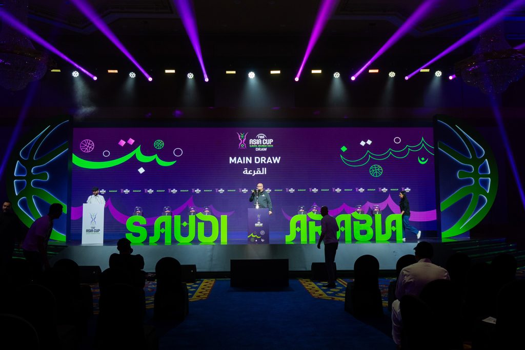 السعودية والصين بمجموعة واحدة بكأس آسيا للسلة 2025 في جدة