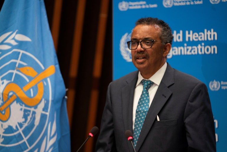 Ghebreyesus, WHO director general attends virtual 73rd World Health Assembly in Geneva