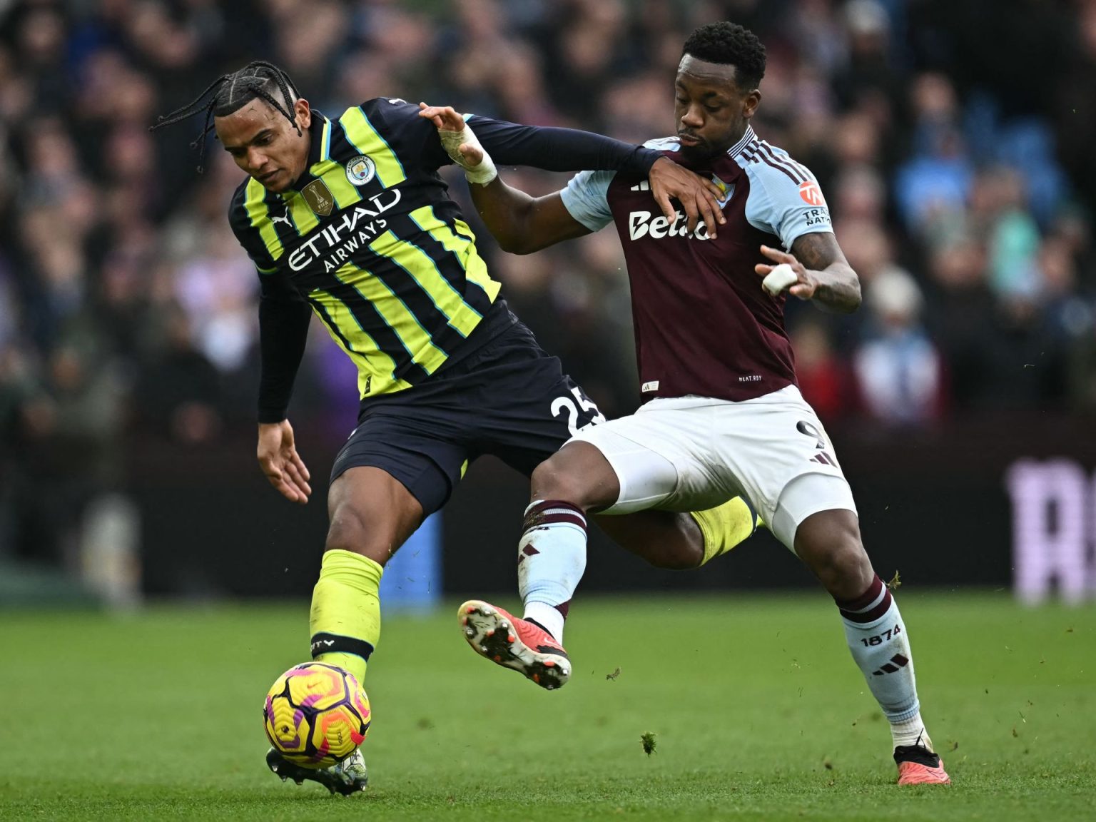 موعد مباراة مانشستر سيتي ضد أستون فيلا في الدوري الإنجليزي والقنوات الناقلة