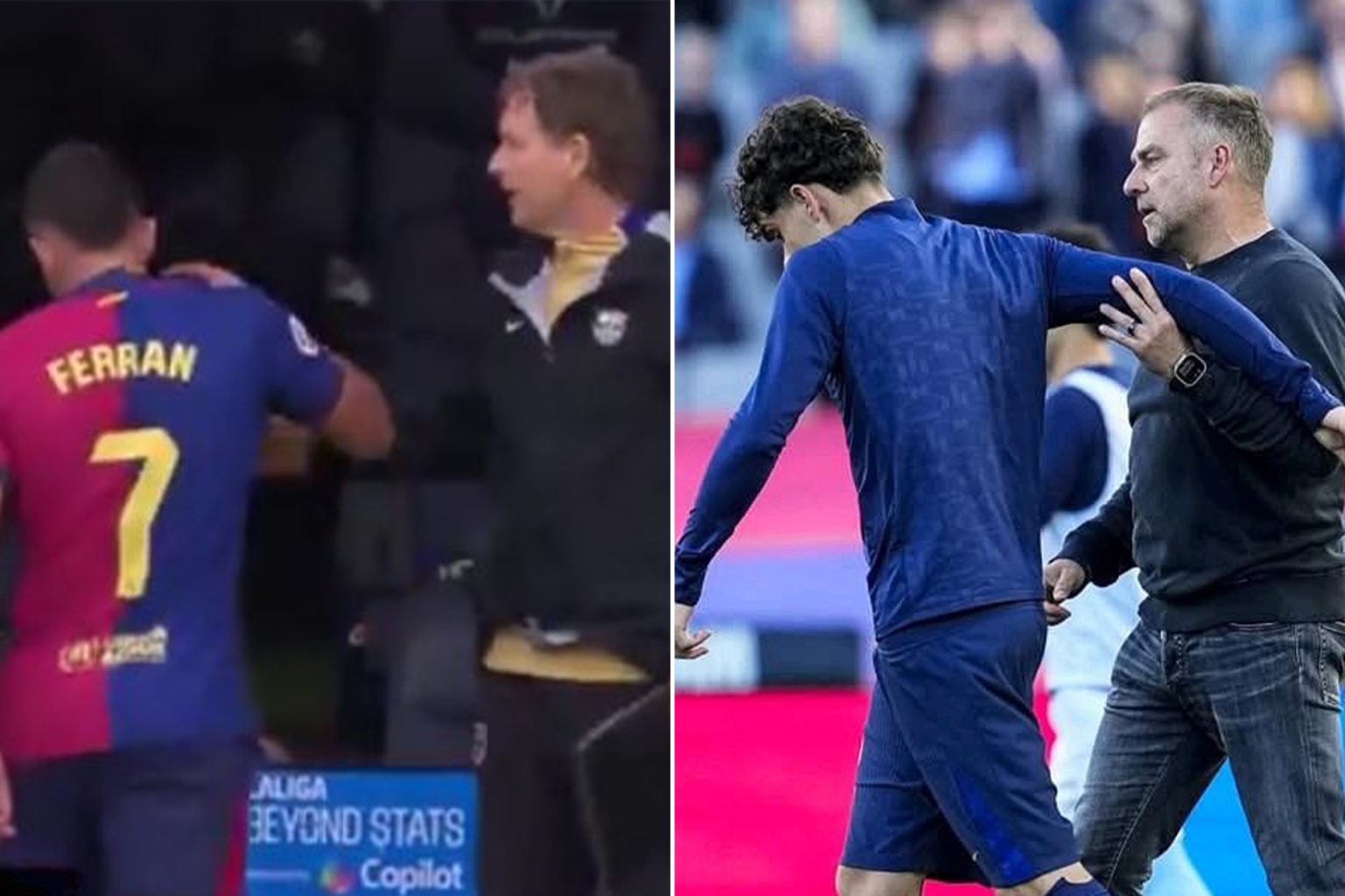 ثلاثي برشلونة يتمرد على فليك وأجواء مشحونة في غرفة الملابس