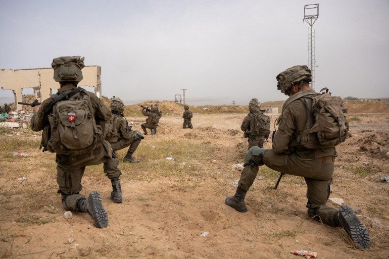 توسيع المنطقة العازلة لسيطرة الجيش الإسرائيلي على 75 كيلومترا مربعا من مساحة قطاع غزة تصوير المتحدث باسم الجيش الإسرائيلي