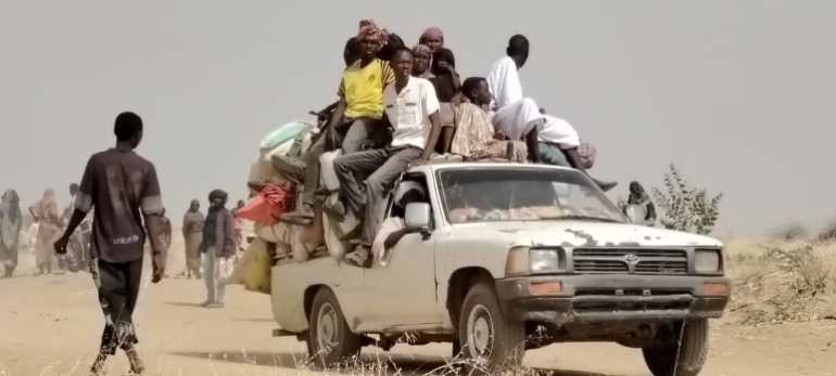 فرار أكثر من 187 ألف مدني ونازح من مواقع القتال بالفاشر والمخيمات من حولها في الفترة بين 3 و 14 إبريل الجاري إلى مدينة طَويلة- المصدر:المنسقية العامة لمخيمات النازحين واللاجئين بالسودان