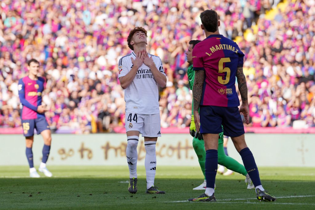 حلم مونيوز ناشئ ريال مدريد يتحول إلى كابوس بعد الكلاسيكو