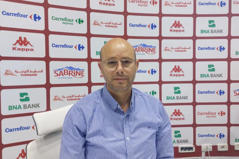 صورة عدد 4 ـ وسام اللطيف عضو مجلس اتحاد كرة القدم في تونس ـ المصدر الجزيرة نت