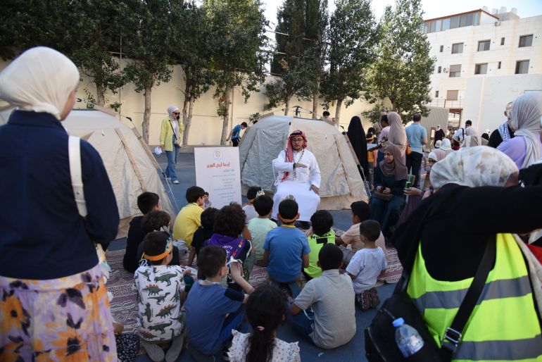 أكثر من 450 شاركوا في مهرجان شدو الرحال، الأردن، الجزيرة نت المصدر: الجزيرة نت