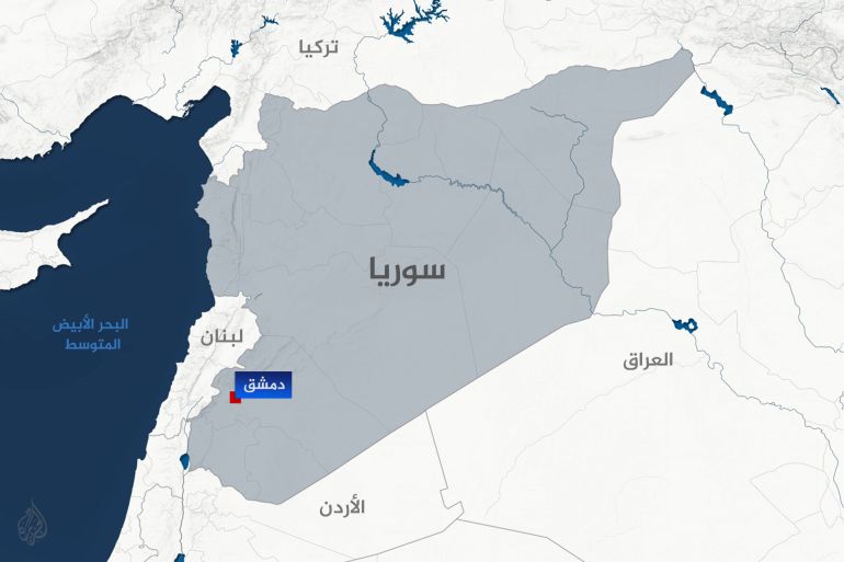 تصميم خاص خريطة سوريا