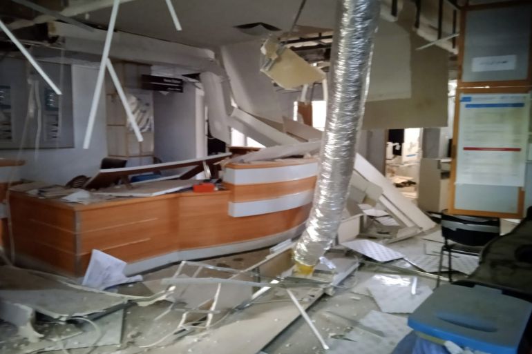 الدكتور صالح الهمص لا يوجد قسم واحد داخل مستشفى غزة الأوروبي يمكنه تقديم الخدمة الطبية في الوقت الحالي-رائد موسى-خان يونس- الجزيرة نت (مصدر الصورة من الضيف)