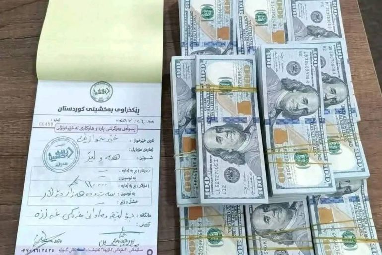 متبرع لم يود ان يعلن عن اسمه، تبرع ب ١١٠،٠٠٠ دولار امريكي جميع الصور من تصوير منظمتَي بختوري وبخشین