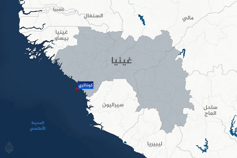 خريطة غينيا