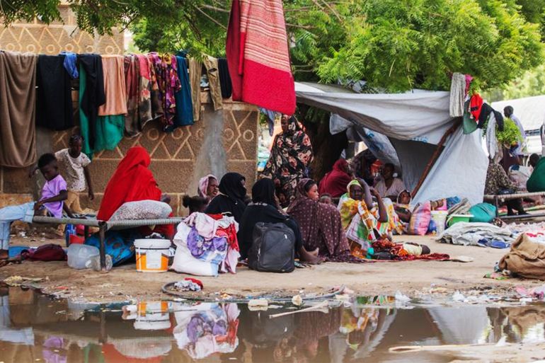 UNICEF/Ahmed Mohamdeen Elfatih عائلات نازحة فرت من ولاية سنار في جنوب شرق السودان ولجأت إلى ولاية كسلا.