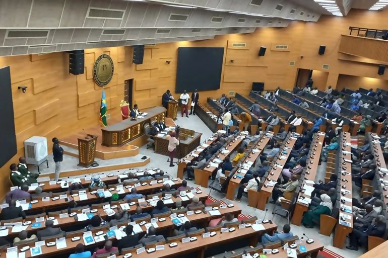 البرلمان القومي بجنوب السودان الذي طالته يد التوريث في المقاعد - المصدر: صفحة البرلمان القومي