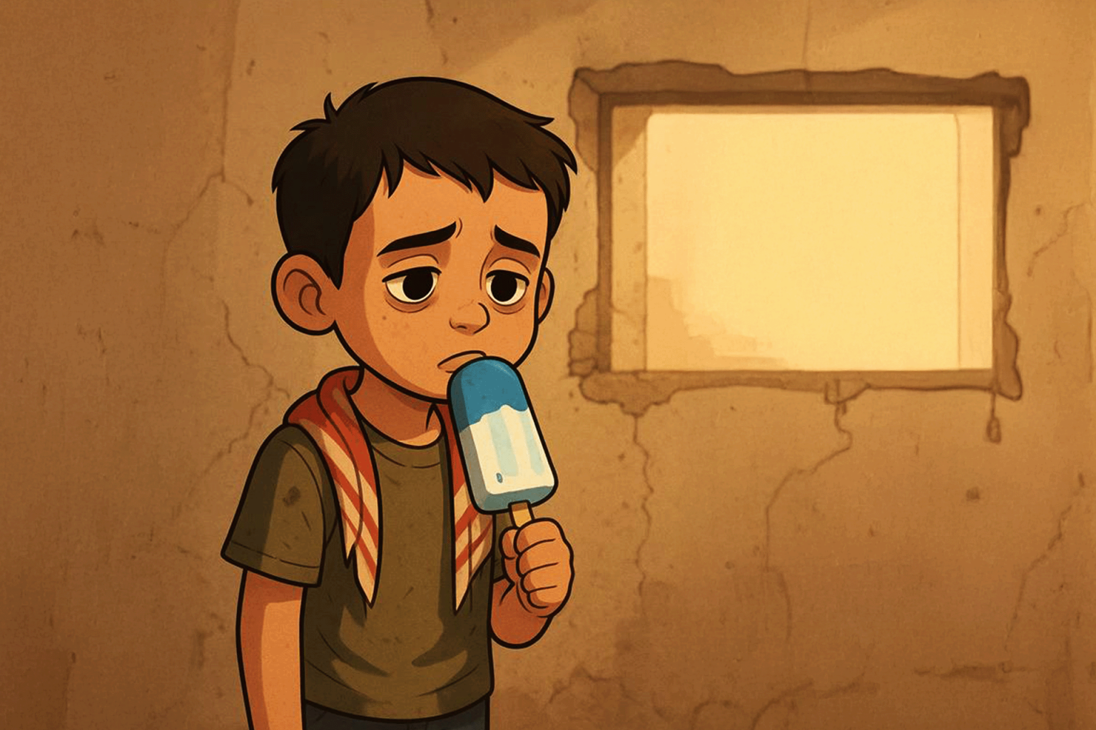 أطفال غزة يلعقون “المضادات الحيوية” المجمدة بحثًا عن طعم الآيس كريم | سياسة