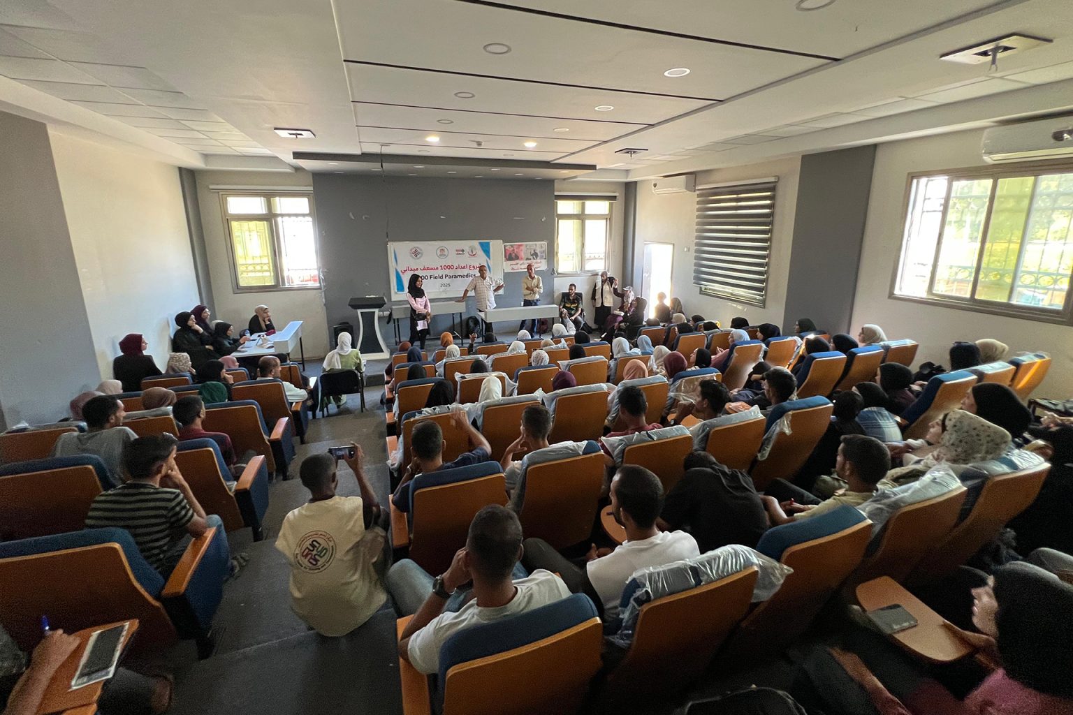 أهداف برنامج في غزة لتدريب ألف مسعف متطوع