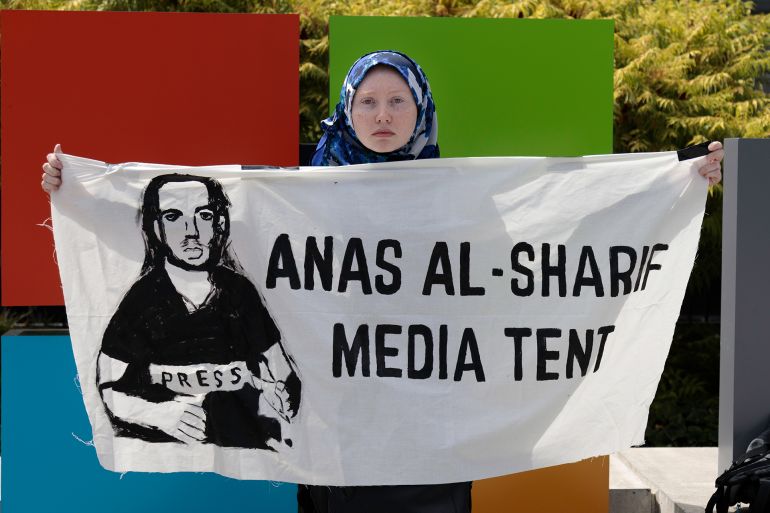 مظاهرة لا ازور للفصل العنصري من قبل موظفي "مايكروسوفت"