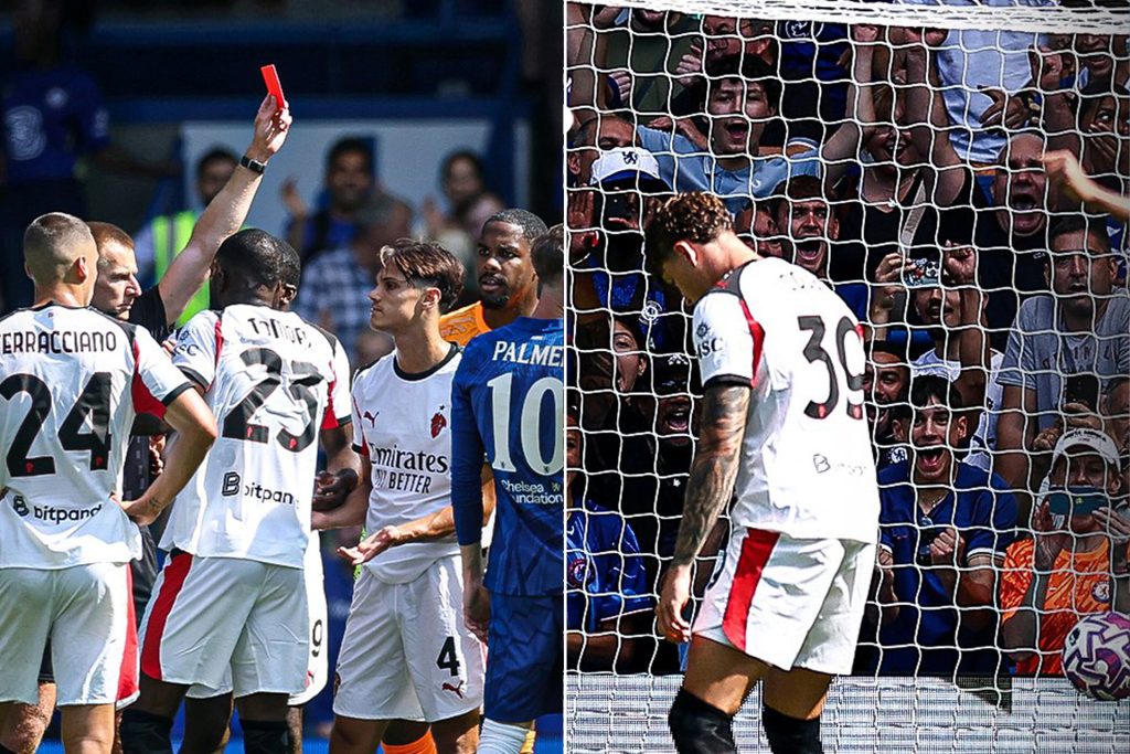 شاهد.. كوبيش مدافع ميلان يسجل هدفا ذاتيا ويُطرد في أول مباراة