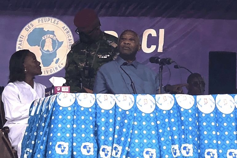 _Gbagbo - غباغبو خلال مهرجان 16 أغسطس 2025 (الجزيرة)