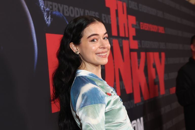LOS ANGELES, CALIFORNIA - FEBRUARY 13: Tatiana Maslany at the Los Angeles Premiere of Neon's "The Monkey" at Immanuel Presbyterian Church on February 13, 2025 in Los Angeles, California. (Photo by Stewart Cook/Neon via Getty Images)