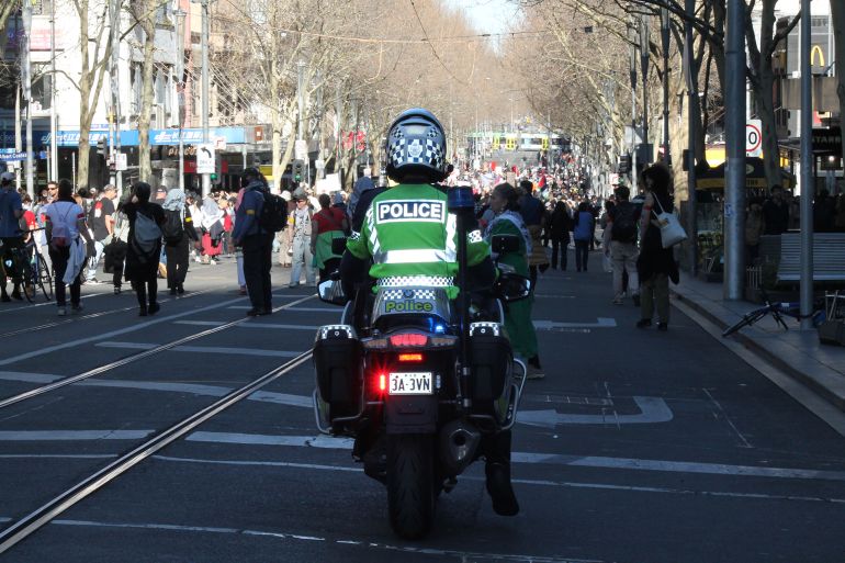 مظاهرة وطنية كبري في أستراليا دعما لغزة