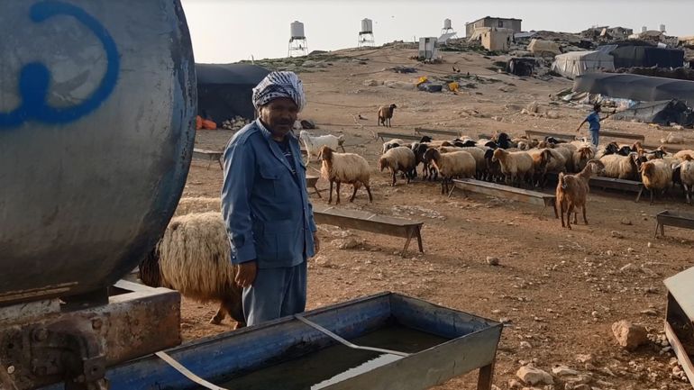 14- (تجمع أبو الحلاوة-يطا-الخليل-فلسطين- 25 فبراير 2019)أبو عرام تراجع عن توسيع مشاريع الزراعية بعد انقطاع المياه