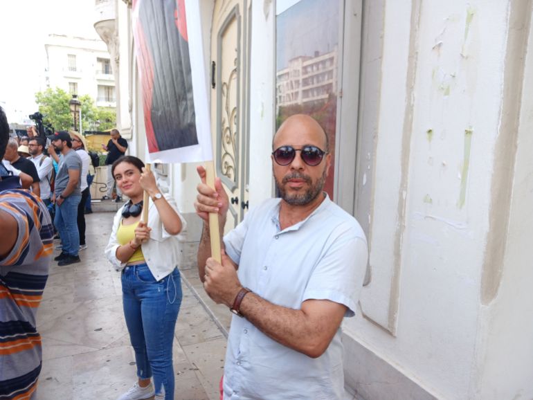 صورة 7: رمضان بن عمر الناطق باسم المنتدى التونسي للحقوق الاقتصادية والاجتماعية/العاصمة تونس/آب/أغسطس 2025 (خاصة)