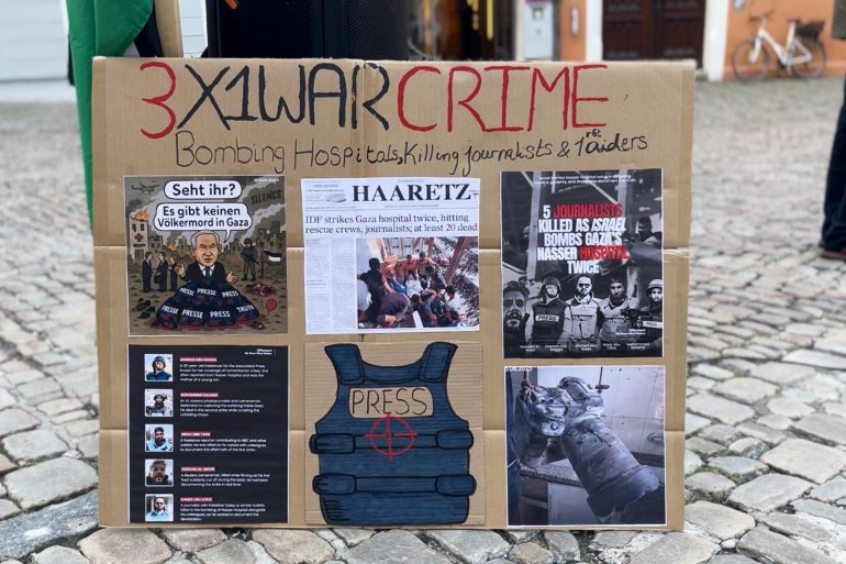 فعالية تضامنية مع غزة في بافاريا الالمانية