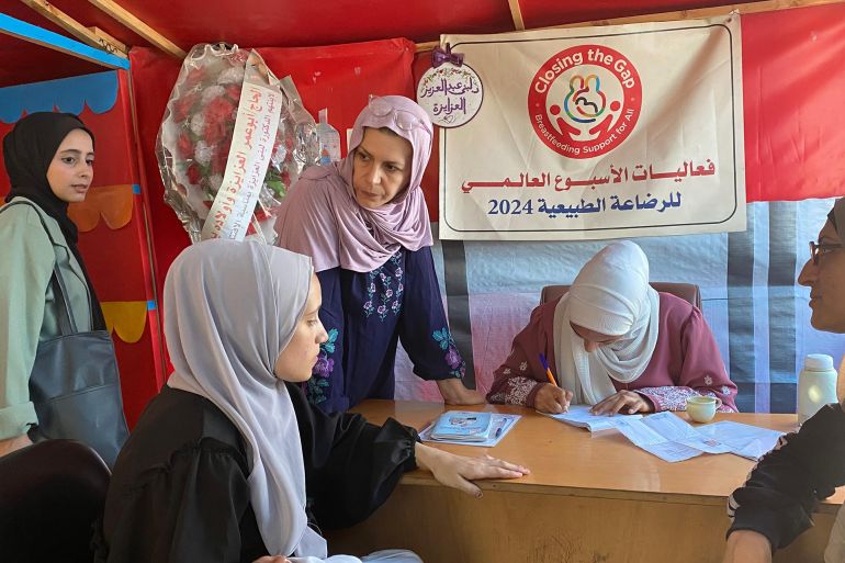 الطبيبة لبنى العزايزة المجاعة تصيب المواليد والمرضعات والحوامل بمضاعفات خطيرة-رائد موسى-دير البلح-الجزيرة نت