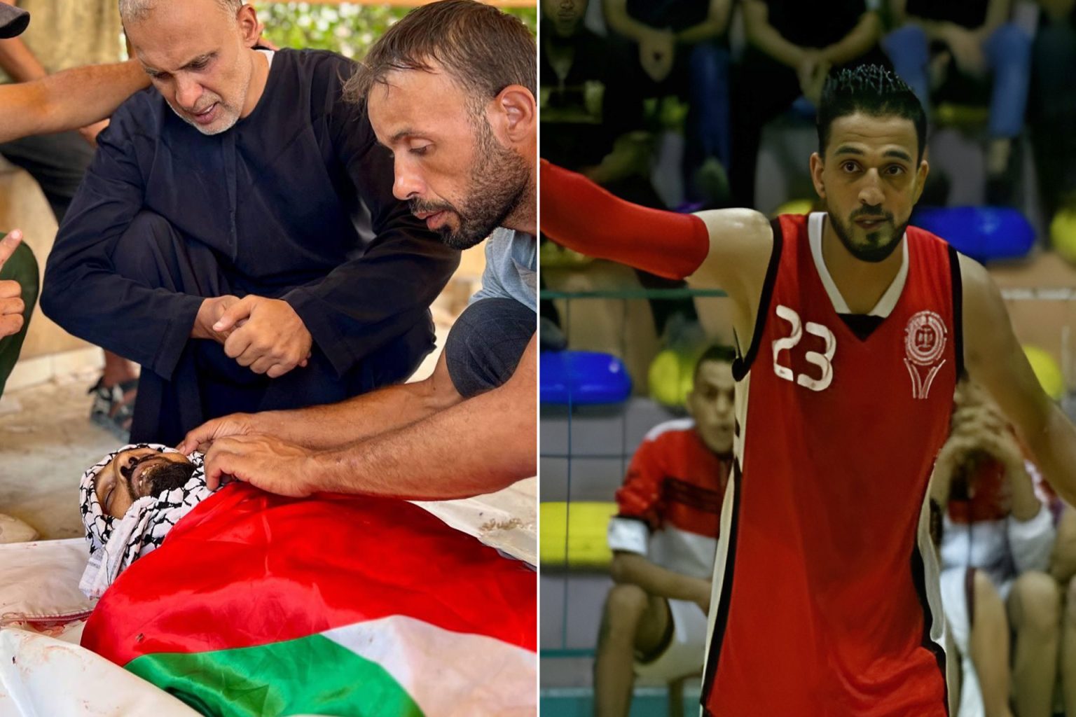 استشهاد لاعب منتخب فلسطين لكرة السلة محمد الشعلان